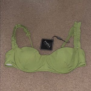 Green Bathing Suit Top